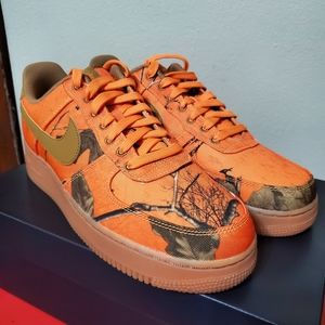 Nike | Shoes | Realtree X Nike Air Force Low Orange Camo | Poshmark
